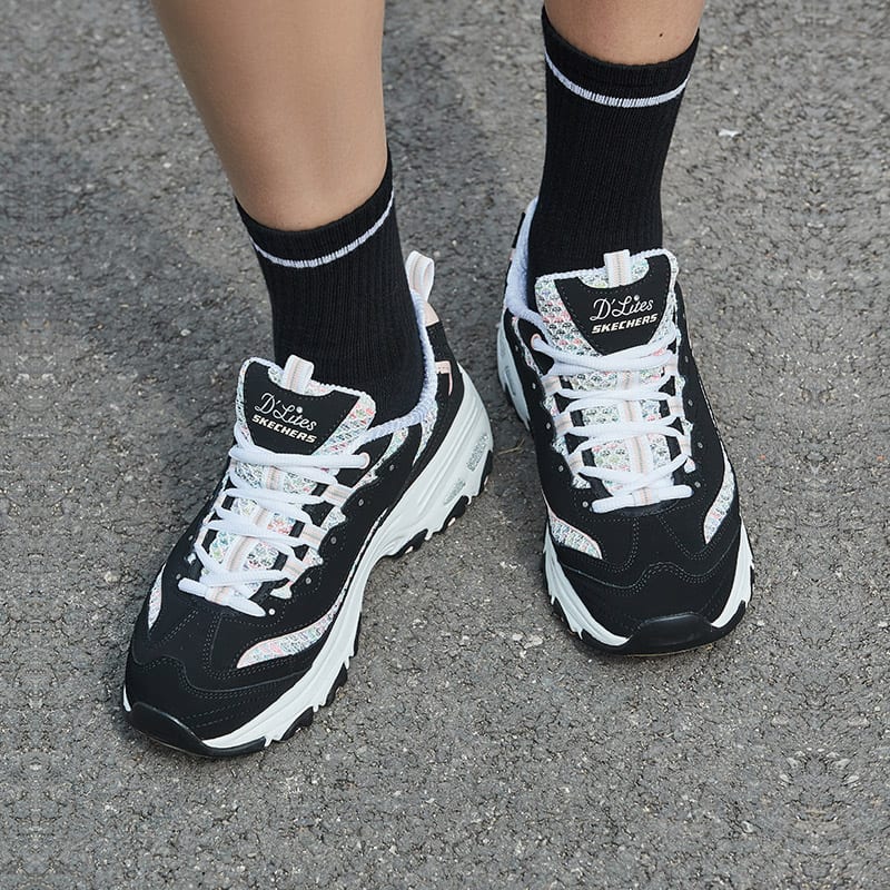Skechers D'lites 1.0 Women's 13144-BKLP