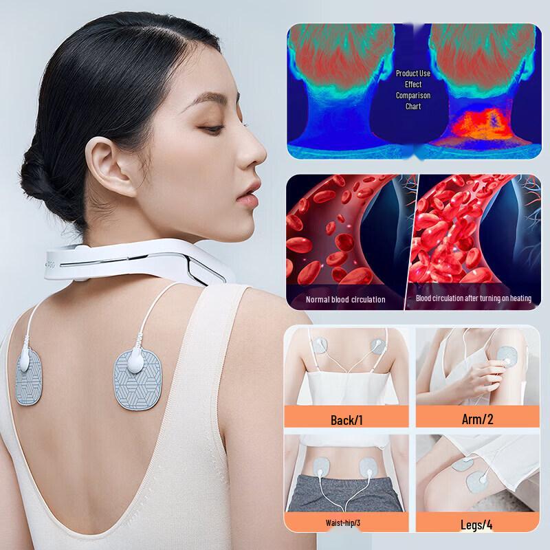 PGG P5 Smart Neck Massager with Heat Therapy CN plug (adapter included)