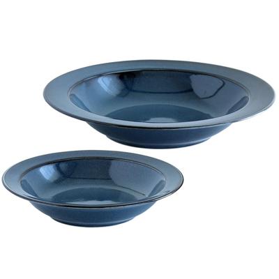 Dolce Duo Stylish Dinnerware Set of 2 Curry Pasta and Salad Made In Mino A Great Gift (Boxed) Plate, Plate, Bowl. Japan, Ware. CG-1828. Idea.