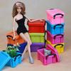 Creative Home Candy Color Mini Storage Box - Crystal Clear Jewelry Organizer