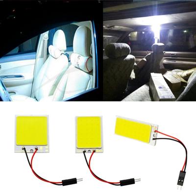 T10 12V COB 24/36/48 SMD Car LED Panel Interior Reading Light Dome Festoon