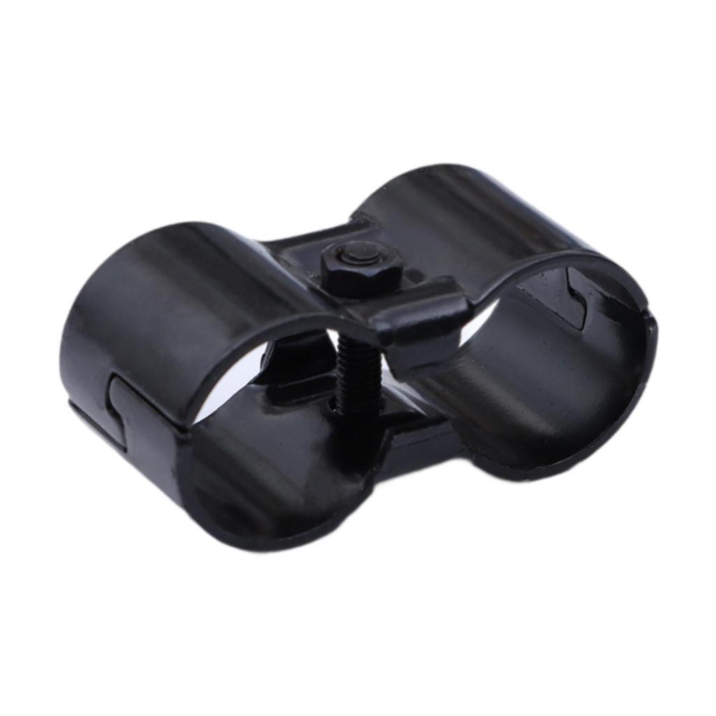 Pipe Connector Clamp Pipe Joint Component Black,Rust Resistant Sturdy Pipe