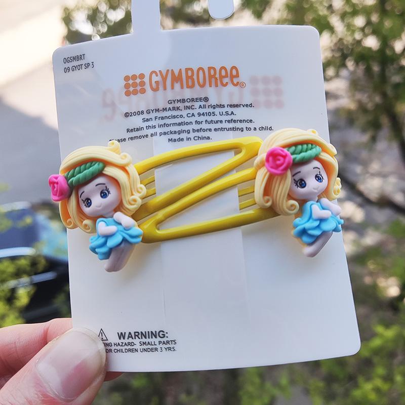 2PCS Dessin Animé Princesse Enfants Élastiques à Cheveux Enfants Chouchous Filles Accessoires Cheveux Mignon Bébé Coiffure