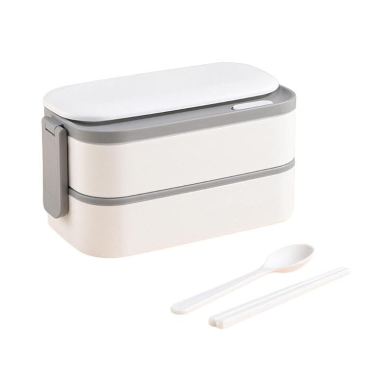 Bento Boxes Double Layer Student Food Storage Container Keep Warm Sealing Boxes 304 Stainless Steel Lunch Box for Office