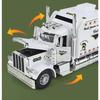 1/24 Trailer American Tow Truck Head Tractor Diecast Alloy Miniature Toy Car Model Pull Back Sound Light Collection Gift for Boy