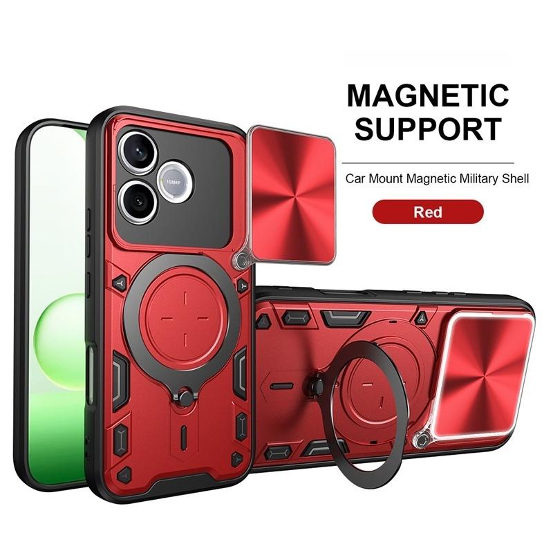 For Honor 600 400 Pro Case Shockproof Armor Car Holder Magnetic Ring Phone Cover For Honor 400 600 Lite Coque Slide Lens Fundas