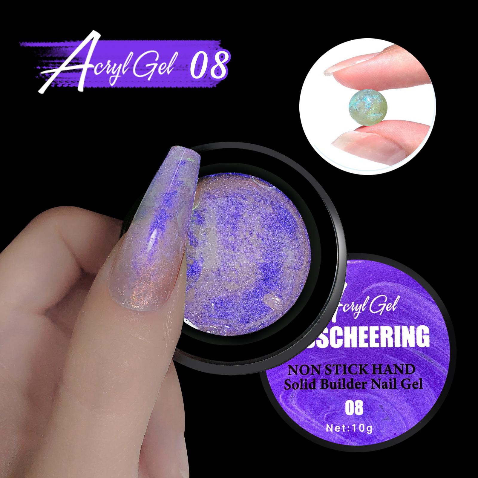 

Нелипкий клей для наращивания ногтей Aurora для рук, клей для уколов, светотерапия, клей для моделирования ногтей