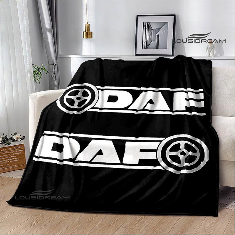 3D DAF truck Retro printed blankets picnic blanket Warm Flannel blankets Soft and comfortable blanket bed linings Birthday Gift