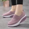 Breathable Knitted Women Sneakers Comfortable Air-cushion Casual Sports Shoes Light Non-slip Walking Jogging Shoes