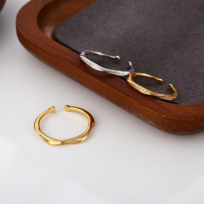Japanese and Korean Version of Mobius Ring Thin Ring Women's Simple Light Luxury High-end Micro-articulated Ring