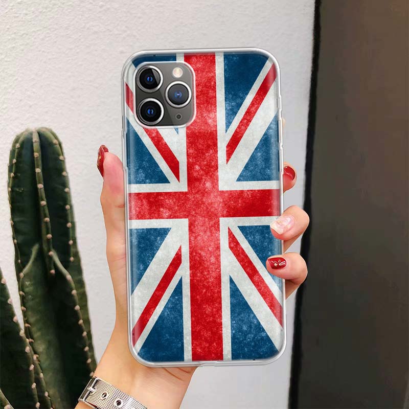 London United Kingdom England Flag For iPhone 17 Air 16 15 14 Plus 13 Mini 12 11 Pro Max Phone Case 16E 7 Print 8 SE Fundas Cove