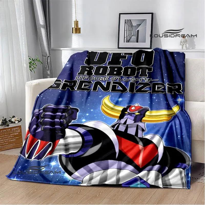 UFO ROBO GRENDIZER GOLDORAK printed blankets warm blankets picnic blanket home travel blanket birthday gift