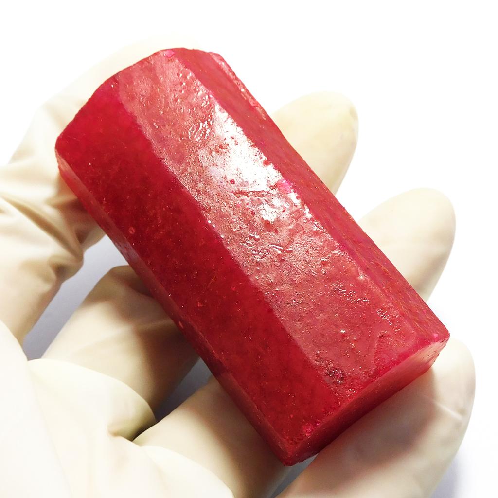 CERTIFIED Natural Red Ruby Rough Uncut 475.95 Carat Earth Mined Loose Gemstone