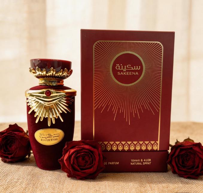 Lattafa Emaan Sakeena Double-Door Women's Perfume Gift Box - Arabic, Middle Eastern Fragrance from Dubai