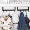 1Pc Hooks Over The Door 5 Hooks Home Bath Room Organizer Rack Clothes Coat Hat Towel Hanger Bathroom Kitchen Accessories