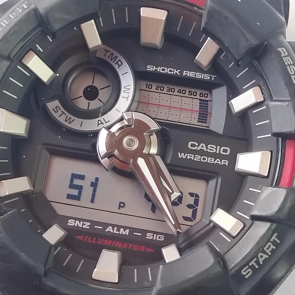 Used [Working item] Main body only CASIO G-SHOCK watch men's analog digital quartz big case genuine GA-700 G-Shock Casio [W362B]