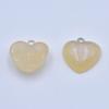 Glittering Heart Charm Heart Beads Sparkling Heart Accessories Resin Material Heart Charm Heart Pendant for DIY Jewelry