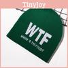 Letter Design Embroidery Knit Hat With Alphabet For Daily Warmth Wear Fashion