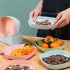 10PCS Random Color Multifunctional Dish Multicolor Candy Plate Fruit Plate  Home Kitchen