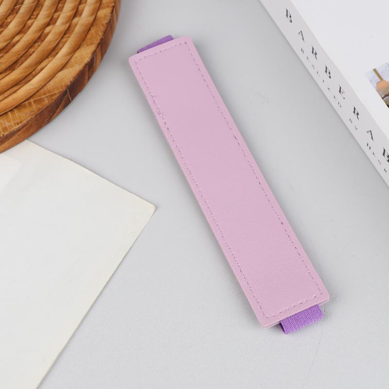 Pu Leather Elastic Notebook Band Holders Adjustable Pen Sleeve Pencil Pouch Holder Strap For Notebook Binder