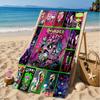 Alien Invasion Pattern Beach Towel, Microfiber Beach Towel, Perfect For Pool, Beach, Travel, Home Decor Beach Party Fan Gifts