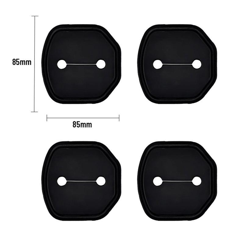For FORD FOCUS 2012-2018 Car Door Shock Absorber Door Lock Protector Silicone Auto Door Lock Latches Cover Accessories