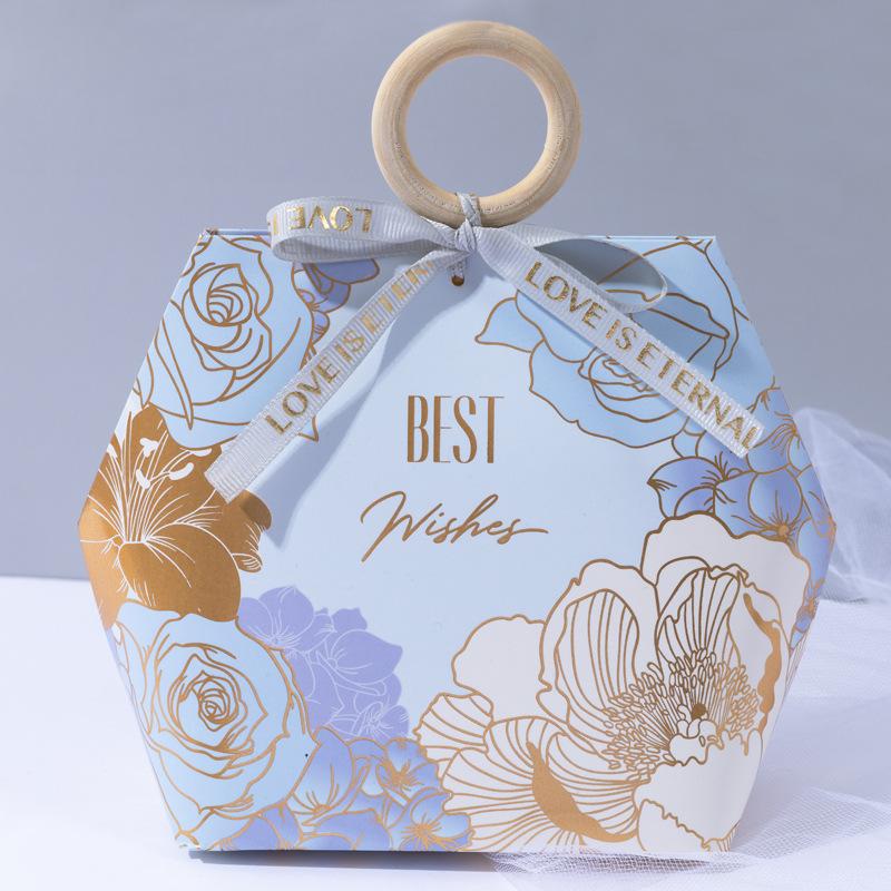 5pcs Boutique Candy Gift Box Wedding Candy Wedding Favor Gift Box Chocolate Box Birthday Party Decoration Festive Party Gifts