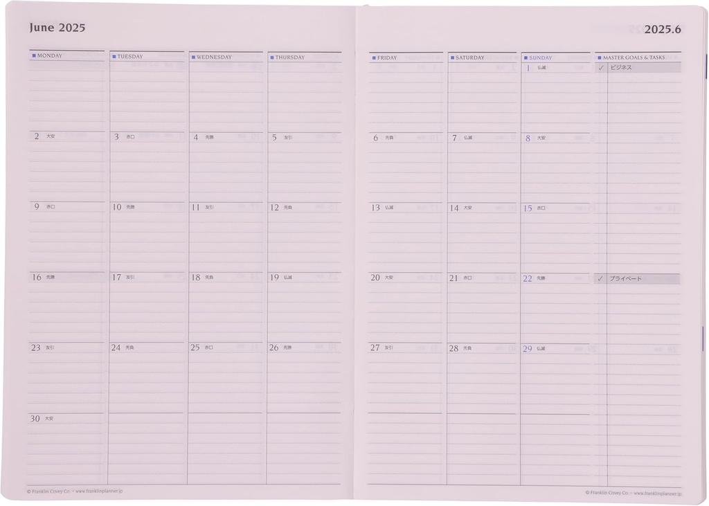 Franklin Planner Organizer, One Page Per Day, PVC, Nuanced Colors, Starting April 2025, B6, Gray, 86489