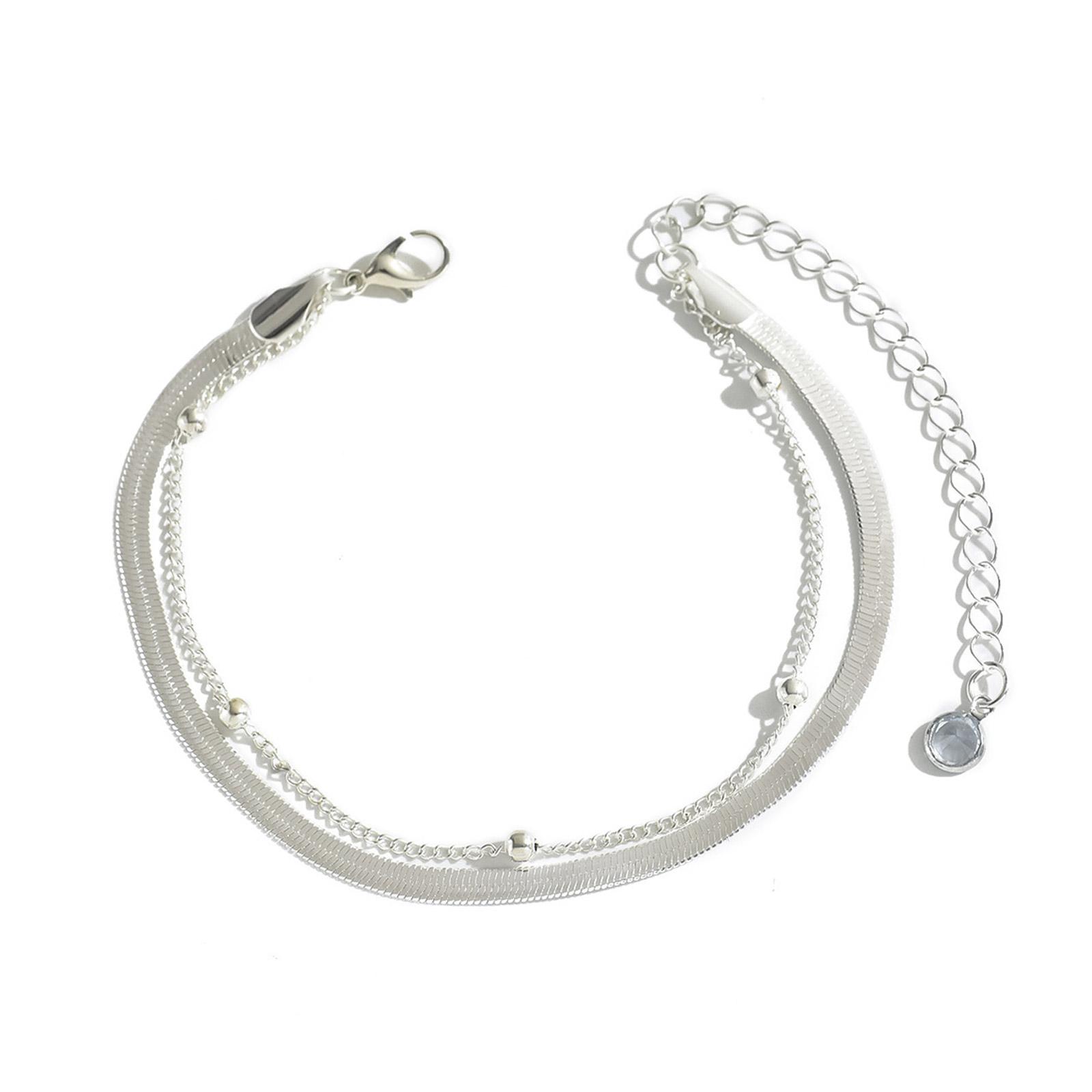 

Элегантный многослойный браслет на ногу из сплава с подвесками в виде бабочки и сердца для женщин, стильные украшения для отпуска и пляжа, подарки, водонепроницаемый дизайн G