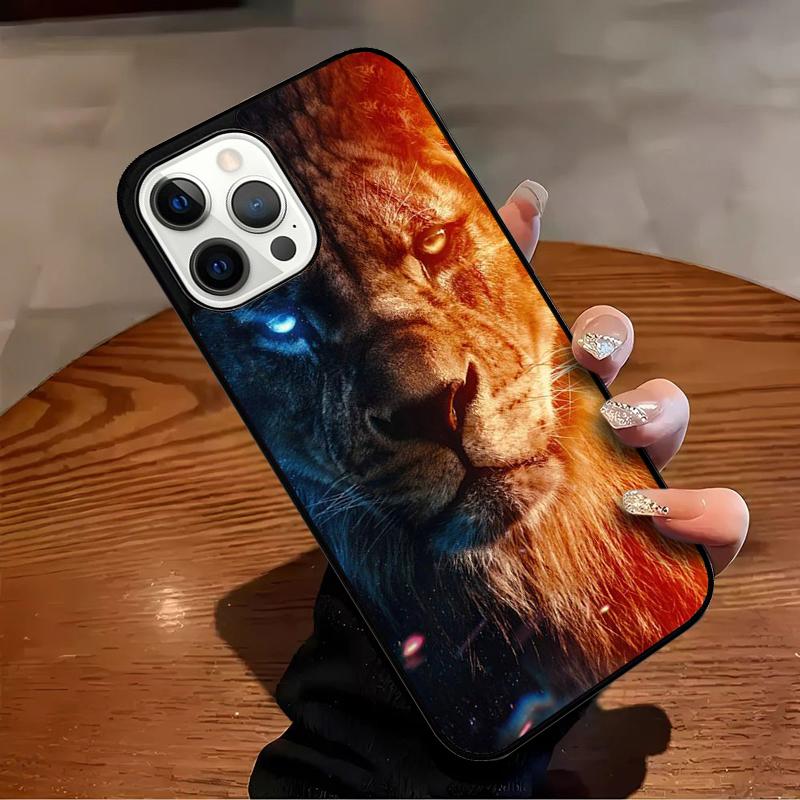 

Cool King Lion Phone Case For iPhone 17 Air 16 15 14 13 12 11 Pro Max Max Plus Bumper Case Cover iPhone 16pro max