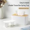 Elastic Spring Tray Tissue Box Dispenser