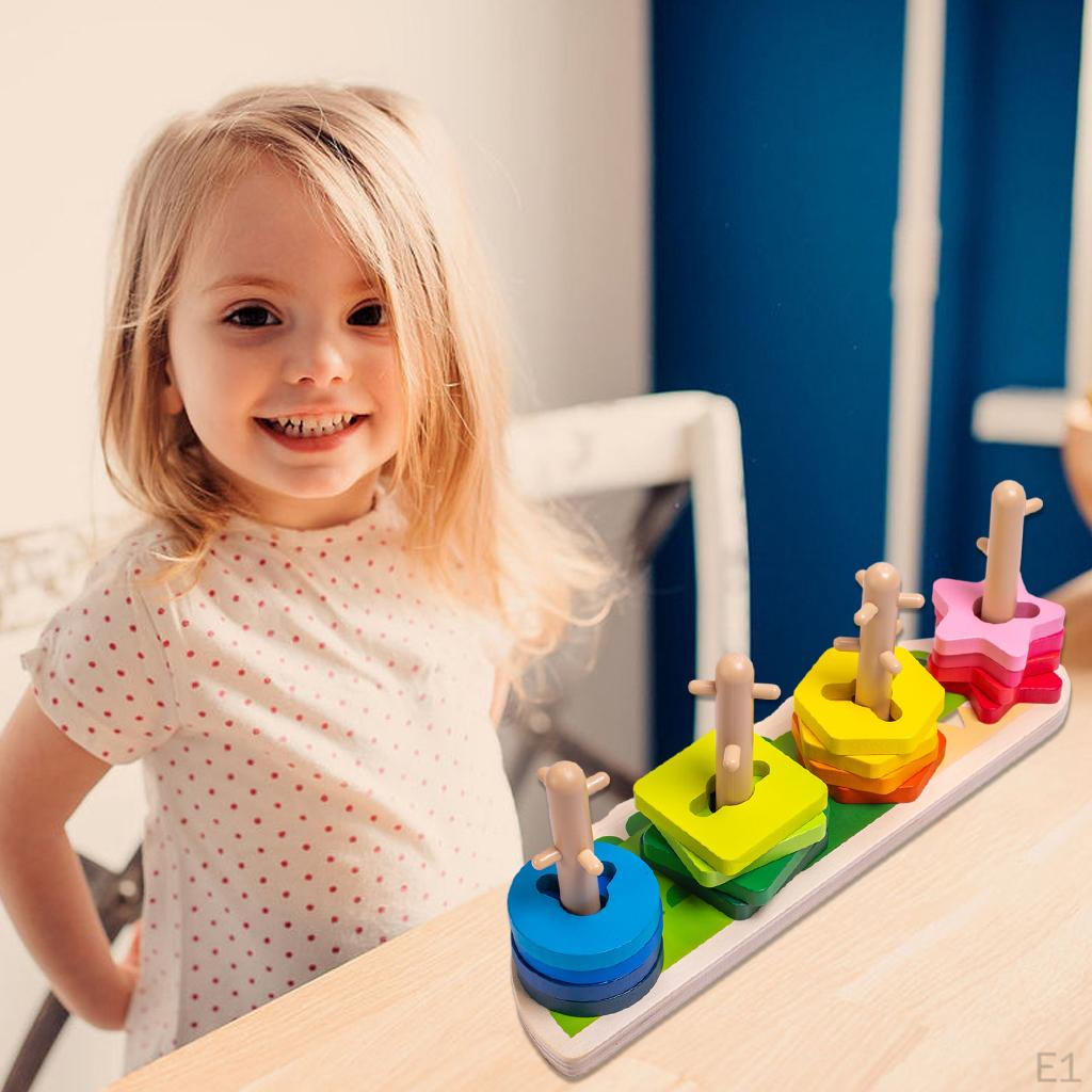 Geometric Shape Cognition Toys Pairing Games Educational Boys Girls Gifts