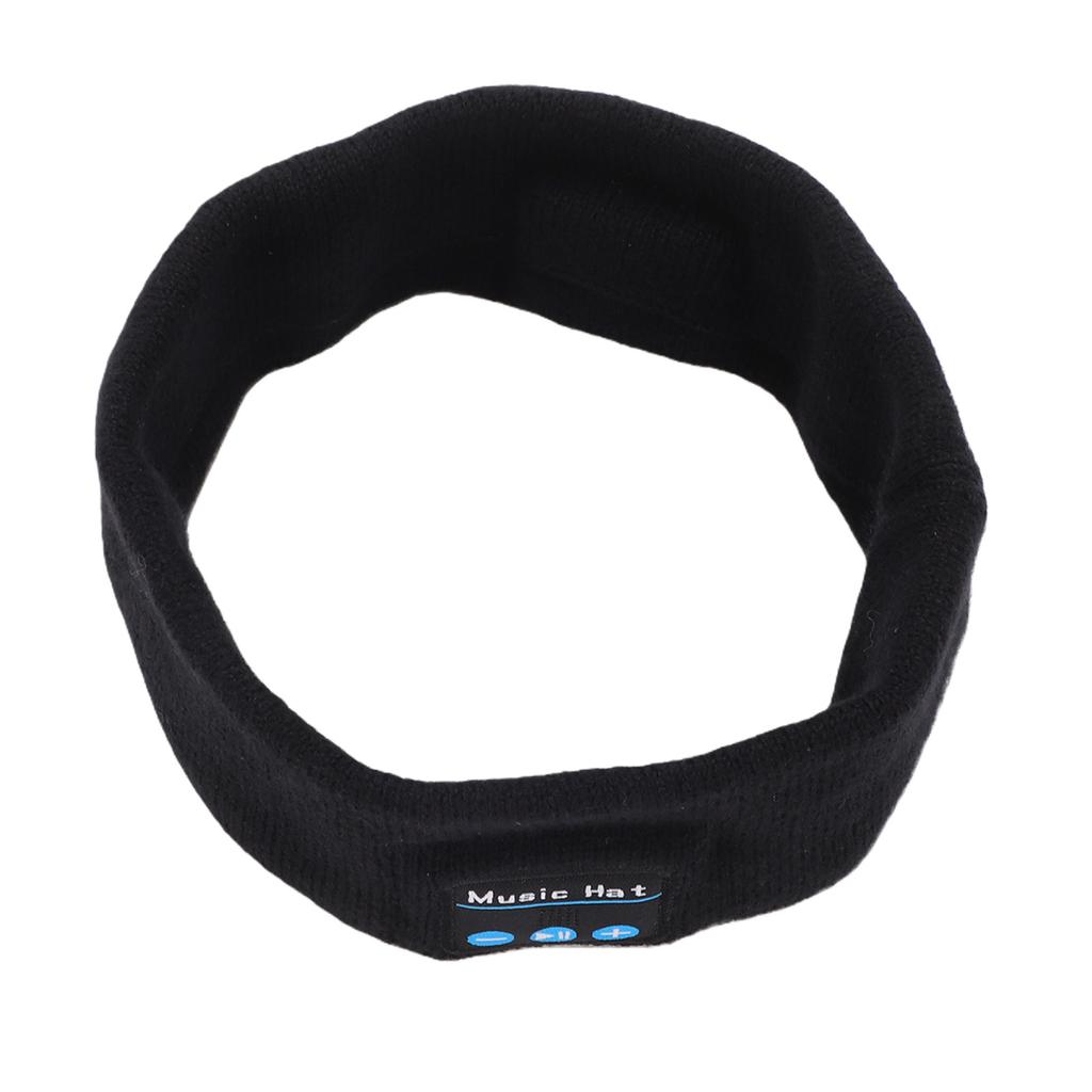 Sports Bluetooth Earphones Headband Wireless Fitness Headphones Built In Speaker Black Dual Stereo Sound