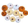 Premium Soft Velvety Fabric Pumpkins Decorations Set Holiday Party Supplies Safe For Kids Pet Durable Portable