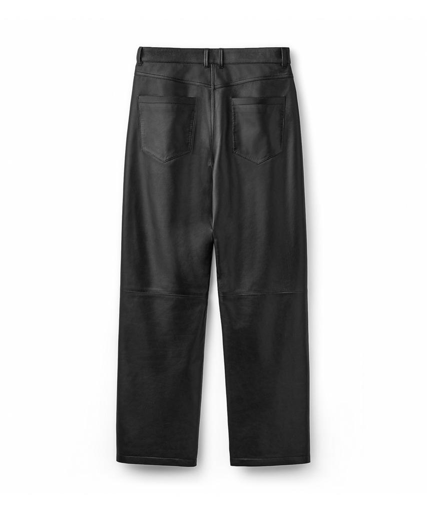 Beleudemaleu Italian Napa Lambskin Relaxed Fit Pants
