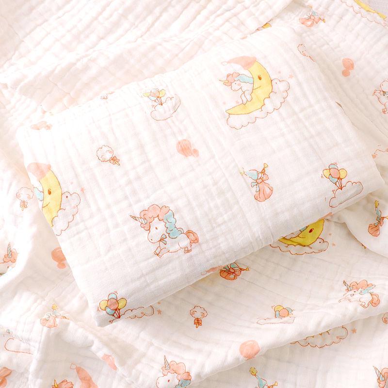 Pure Cotton Baby Bath Towel - Newborn Swaddle Sheet