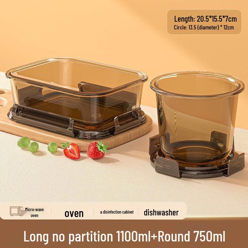 Shuogang Tiangong Microwave-Safe Glass Bento Box Set