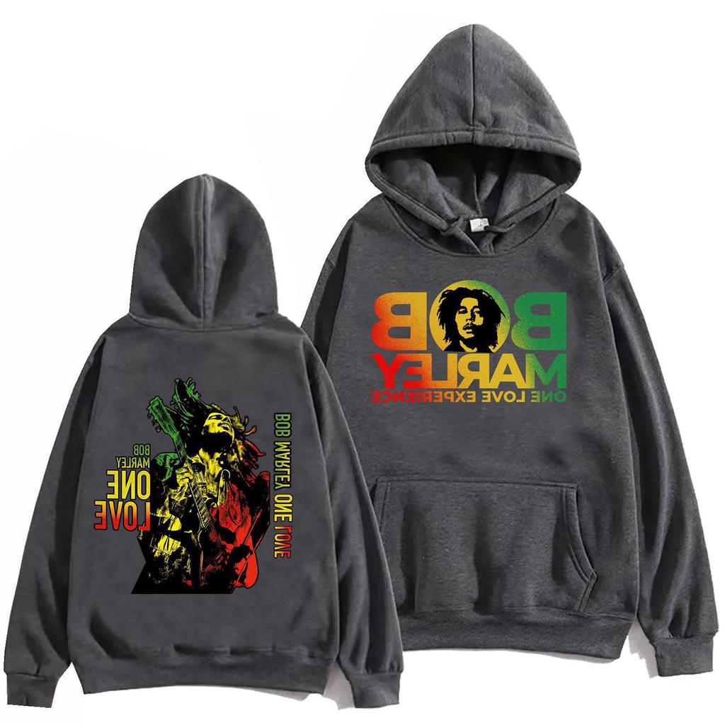 Bob Marley Hoodie Harajuku Hip Hop Pullover Tops Popular Music Sweatshirt Fans Gift Couple hoodie