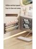 Wall-Mounted Foldable Slipper Rack: Non-Punch, Multi-Layer Shoe Storage for Bathroom Doors