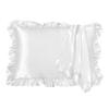 MORIPiLO Gingham Check Pillowcase Pink 43x63cm Wrinkle Resistant Bedding Pillow Cover with L-Shaped Zipper Antibacterial Machine Washable