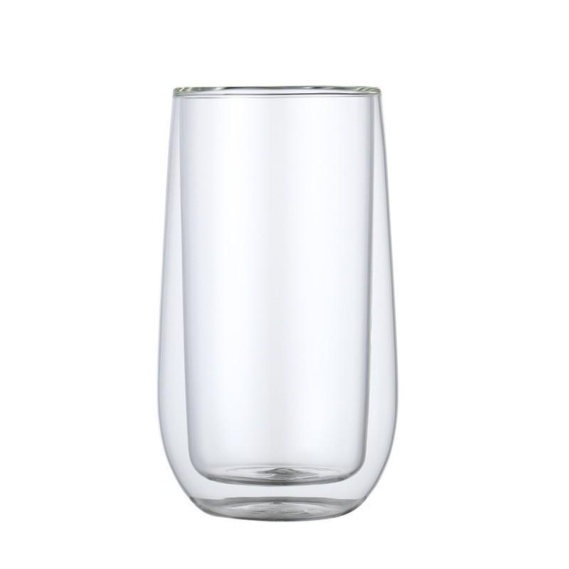 

Double Layer Glasses with High Insulation Wall, Water Bottle,Coffee Cup, Milk, Tea, Brief Lovers, Color, Household Light, Luxury 270ml