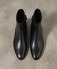 Firenze Atelier Hidden Zipper Detail Slim Toe Ankle Boots 3343 [Black Fg]