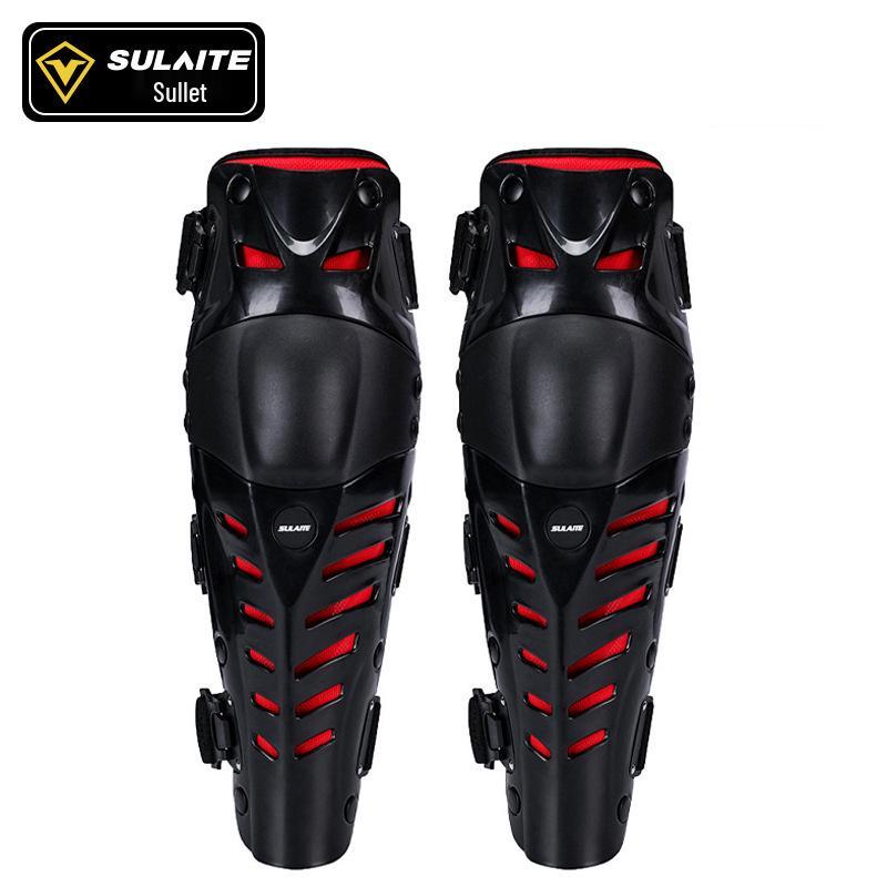 SULAITE Outdoor Motorcycle & Extreme Sports Knee Pads - Three-Section Anti-Fall Protection