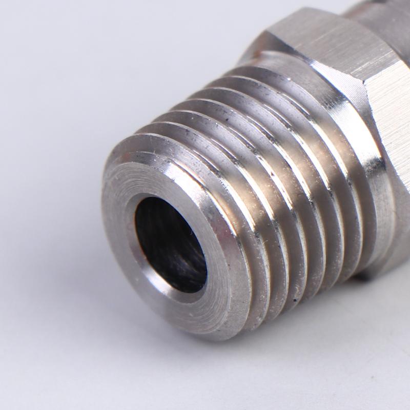 2Pcs Bspt High Pressure Flat Fan Nozzle 65 Degree Hvv Water Spray Nozzle For Cleaning