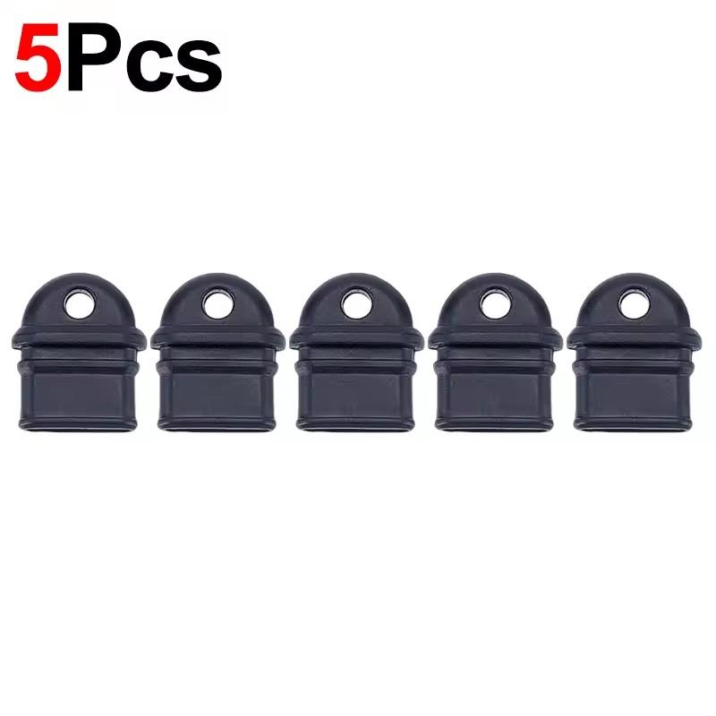 Cell Phone Dust Plugs Type C Charging Port Anti Dust Plug Clear/Black DIY Dustplugs with Hole for iPhone Samsung Xiaomi Honor