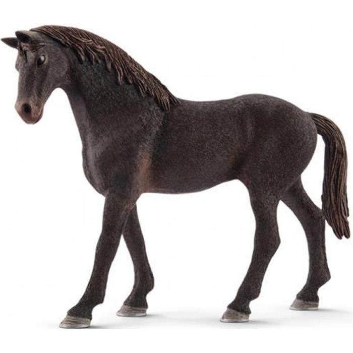 Figurine - SCHLEICH - Étalon Pur-sang anglais - Noir - 15.2 x 11.2 x 3.3 cm - À partir de 4 ans