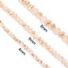 4/6/8mm Austria Faceted Crystal Beads White Jade Amber Glass Loose Beads For Jewelry Making DIY Bracelets Necklace Accessories