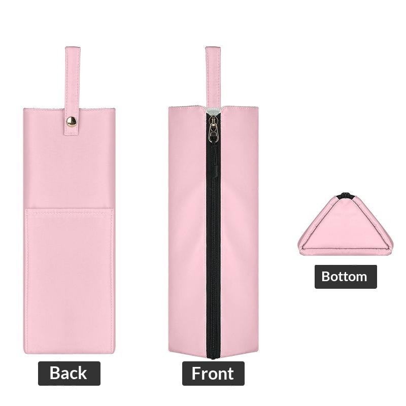 2-In-1 Heat-Resistant Pad And Storage Bag For Hair Curling Irons For Styling Equipped With Zipper Suspension Suitable For Desk