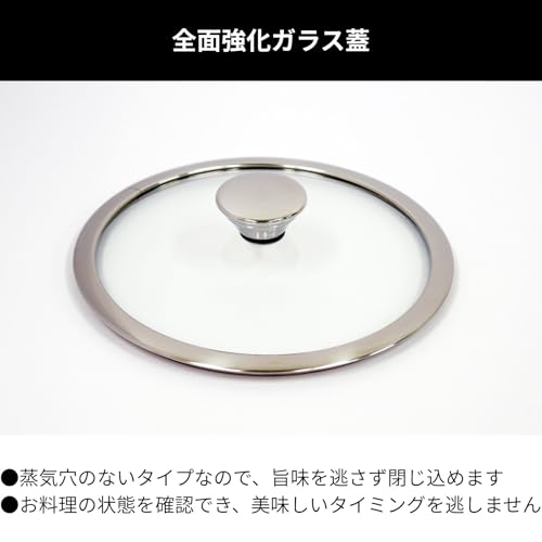 Urushiyama Metal Industry Duo IH Double-Handled Pot, 22cm, DUO-22W