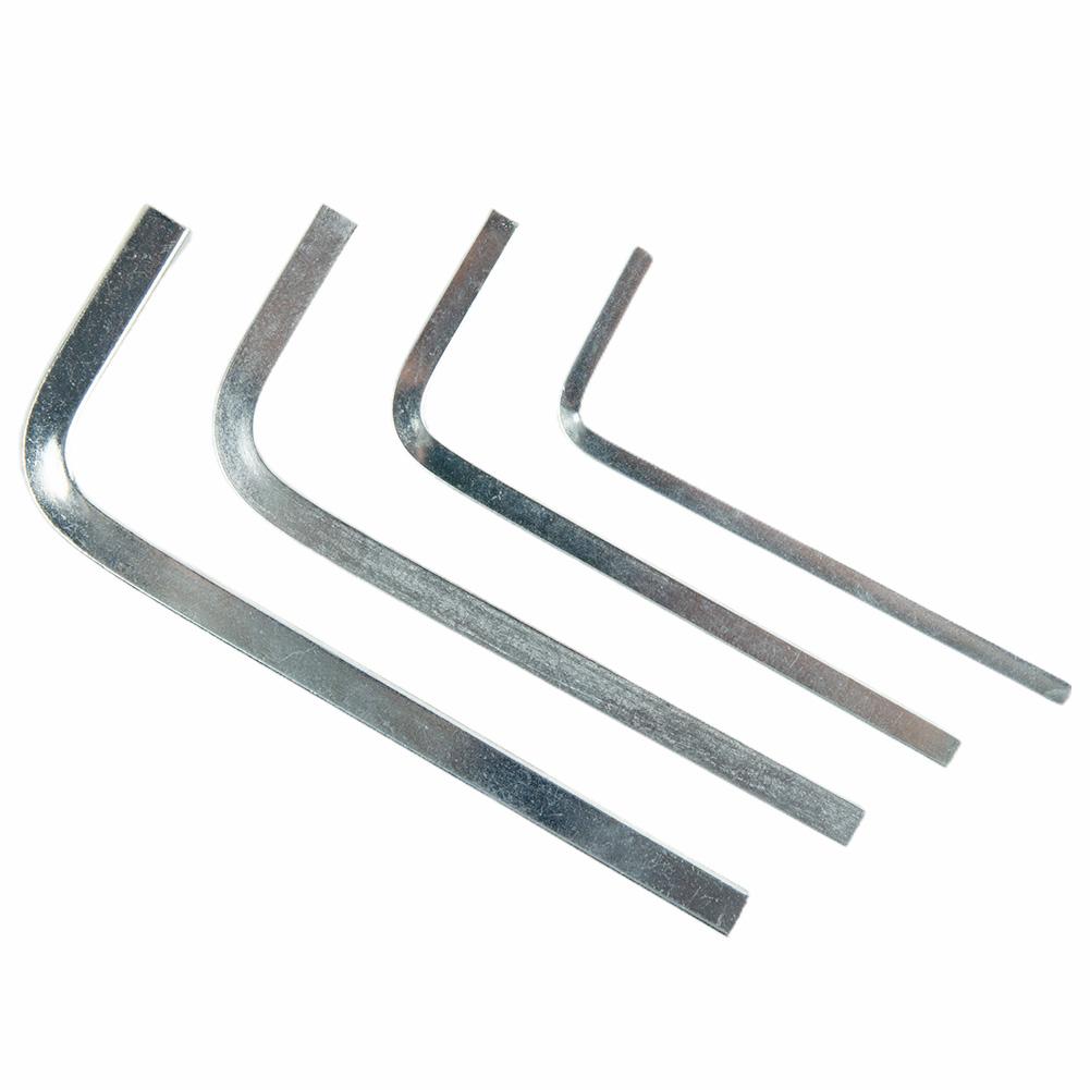 Convenient High Quality Brand New Wrench 3-6mm 4 Point 4Pcs Chromium Vanadium Steel For Tightening Inner Corner L Shape